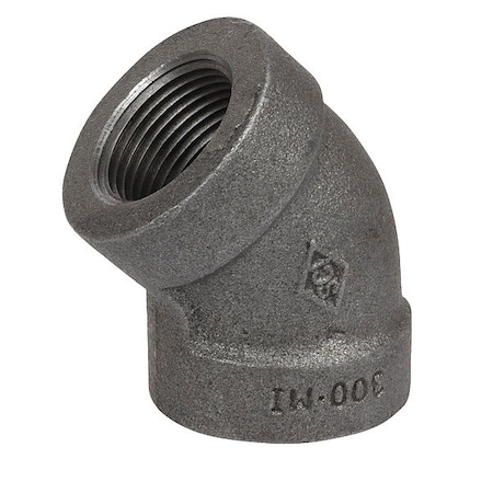 1/4 Malleable Iron 45 Degree Elbow