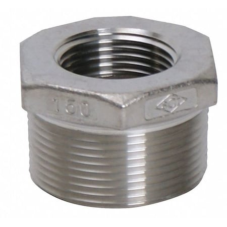 Hex Bushing,3x3/4,150,316,Thrd Heavy