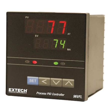 Temperature PID Controller,1/4 DIN,5A
