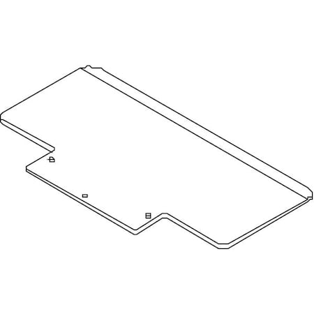 Hand Truck Noseplate,7-1/2 In. L