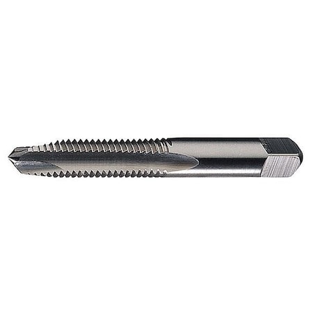 Spiral Point Tap, 7/16-14, Plug, UNC, 3 Flutes, Bright