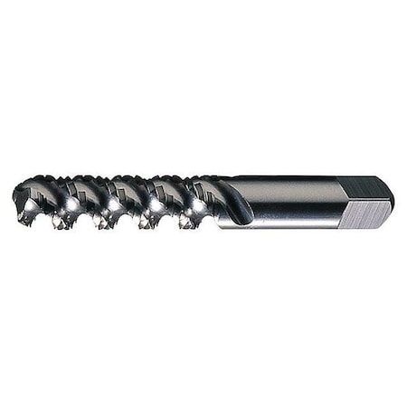 Spiral Flute Tap, 1/4-28, Bottoming, UNF, 3 Flutes, Bright