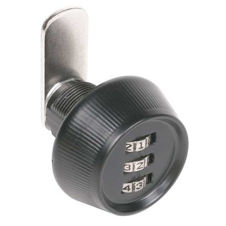 Keyless Combination Cam Locks, Straight For Material Thickness 3/8 In