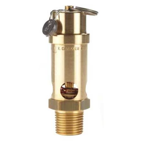 Safety Valve,Soft Seat,1/2 In,300 PSI