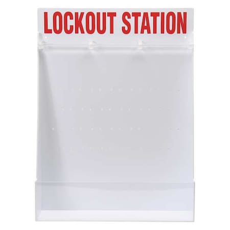 Lockout Station,Unfilled,19-1/2 In W
