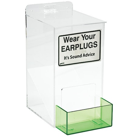 Ear Plug Dispenser,Univ,Holds 100-150 PR