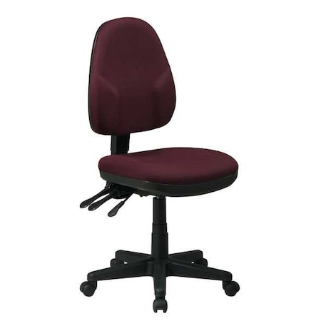 Desk Chair, Fabric, 20-1/2 Height