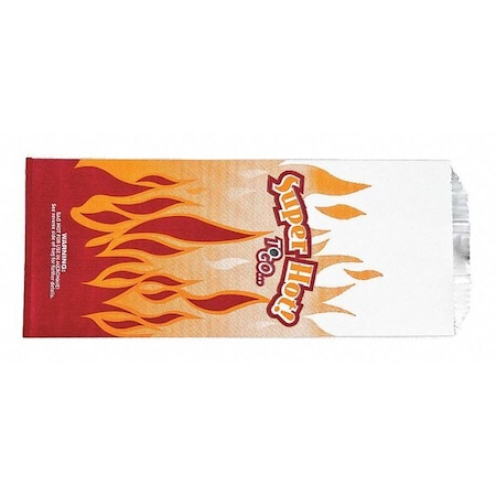 Thermal Super Hot Bags, Foil In - Quart, 5 X 3 1/2 X 12, PK500