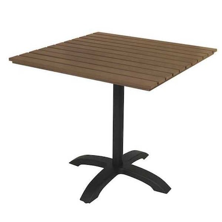 Pedestal Table, 32 W, 30 H, Mocha