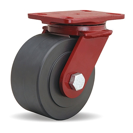 ForgeMaster Swivel Caster, 6 X 3 Nylast High Performance Cast Nylon Wheel