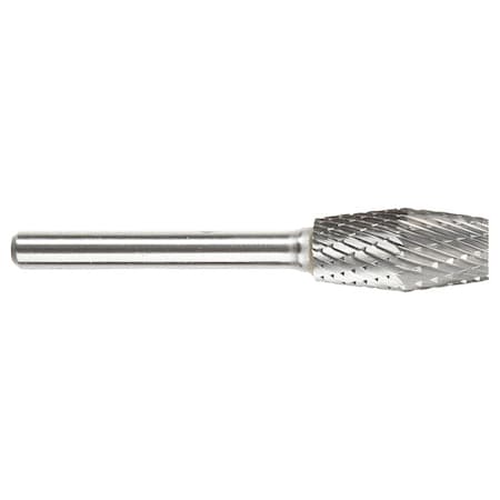 Carbide Bur,Double,1/2in.,Double Cut