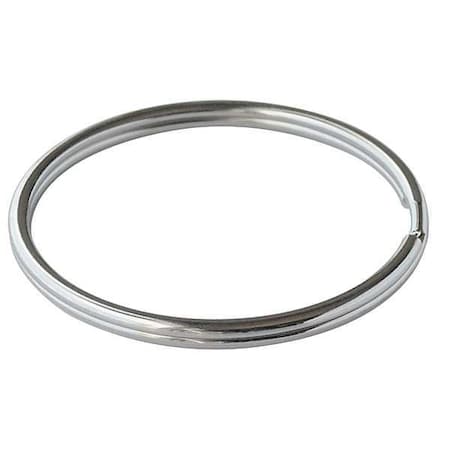 Split Ring, 3 In Ring Size, Silver