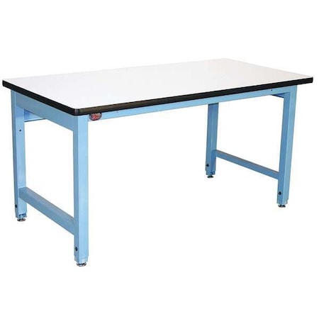 Bolted Workbenches, ESD Laminate, 60 W, 30 To 36 Height, 5000 Lb., Straight