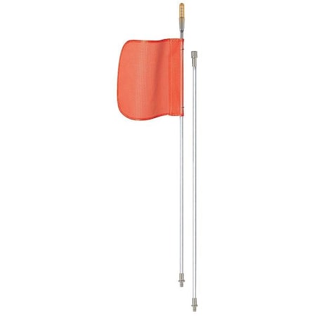 Warning Whip,8 Ft.,Includes Flag
