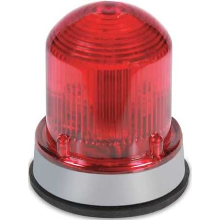 Warning Light,LED,24VDC,Red,65 FPM