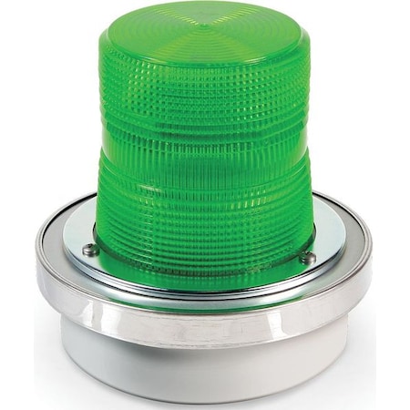 Warning Light,Strobe Tube,120VAC,Green