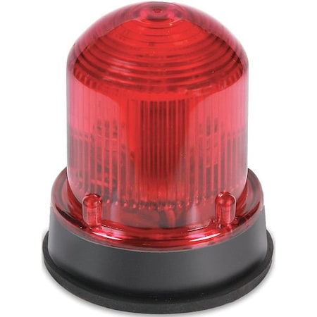 Warning Light,LED,120VAC,Red,65 FPM