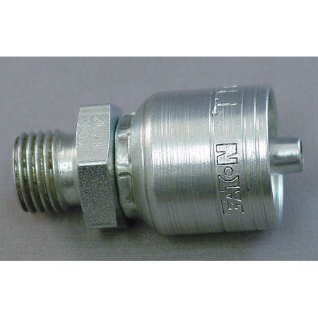 Hose Fitting,Crimp,BSPP,Straight,1-1/4