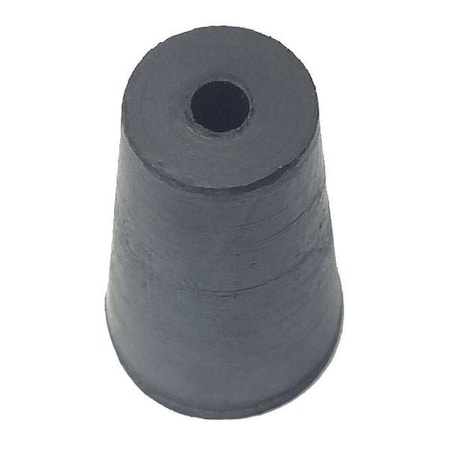 Stopper, 25mm, Rubber, Black,PK50