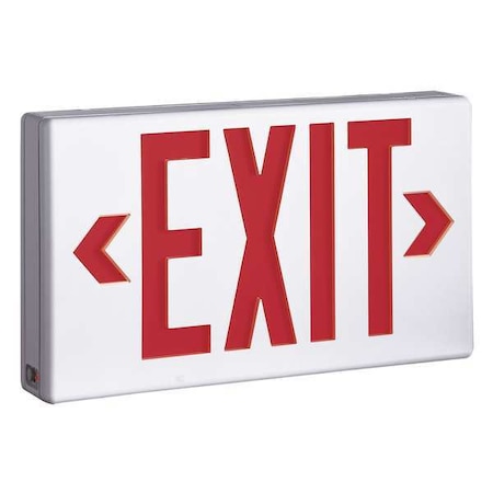 Exit Sign,1.0W,Red/Green,1 Or 2