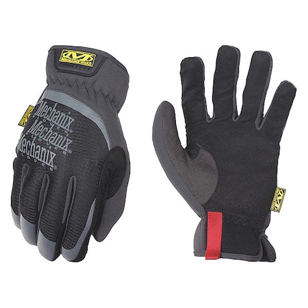 Mechanics Gloves, FastFit, TrekDry Material, High Dexterity, Black, Small, 1 Pair