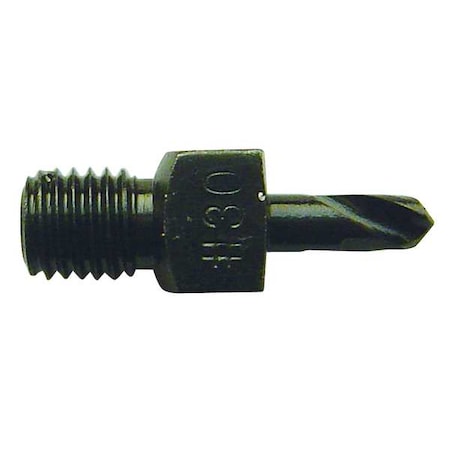 Cobalt Threaded Shank Drill,Stub,#30