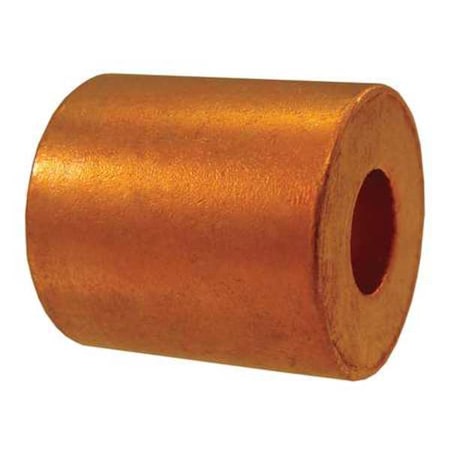 Wire Rope Stop Sleeve,1/16 In,122 Copper