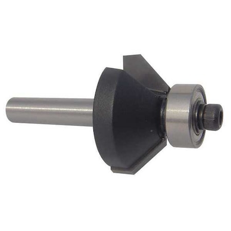 Chamfer Rtr Bit,Carbide Tipped,1-1/4 In