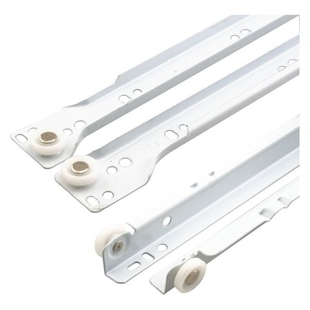 Drawer Track, 18, White Slide