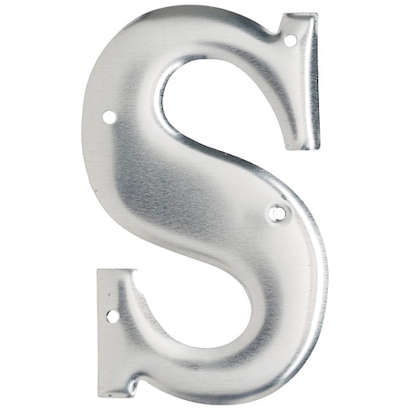 Letter,Aluminum,Roman,3 In. H,S,PK10