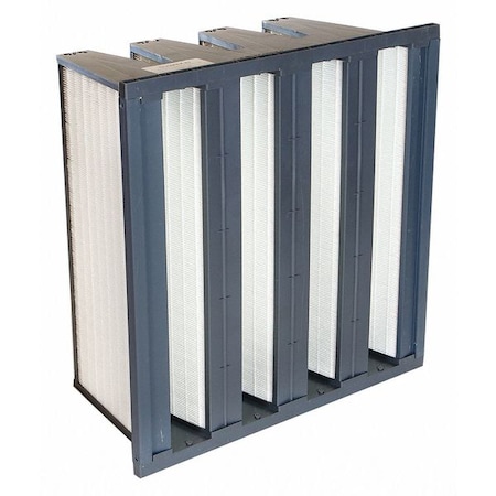 MiniPleat Filter,4V,MERV12,24x24x12