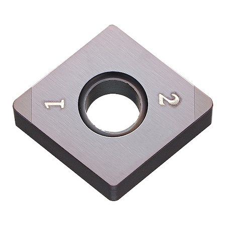 Diamond Turning Insert, Diamond, 1/2, 80  Degrees, 1/32