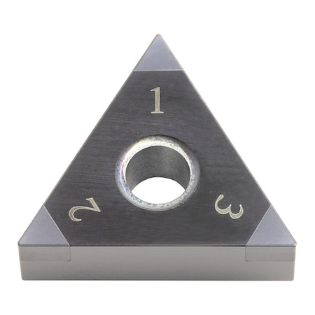 Diamond Turning Insert, Triangle, 3/8, 0.0039