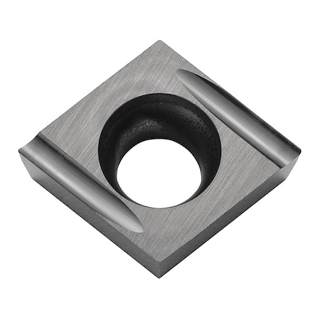 Diamond Turning Insert, Diamond, 1/4, 80  Degrees, 0.0039