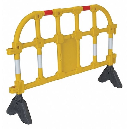 Plastic Handrailing Section,40,Yellow