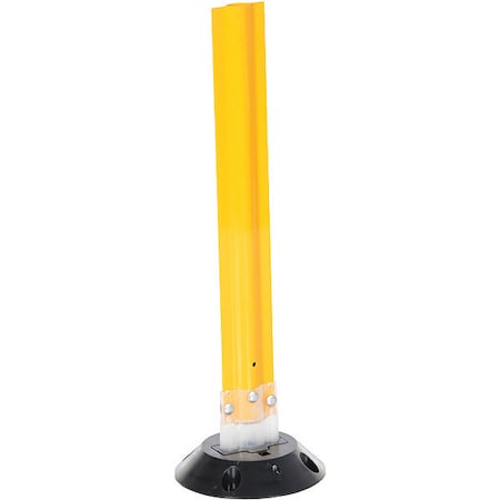 Yellow Surface Flexible Stakes,24 X 3.25