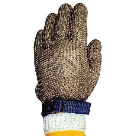 Cut Resistant Gloves, Stainless Steel Mesh, 2XL, 1 PR