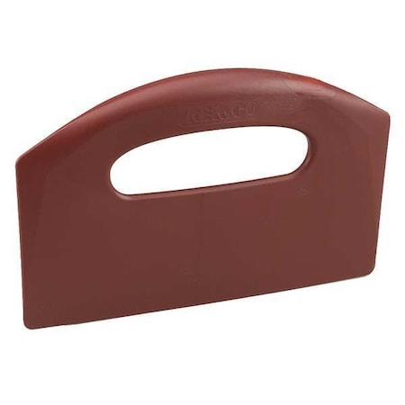 Bench Scraper,Poly,8-1/2 X 5 In,MD Red