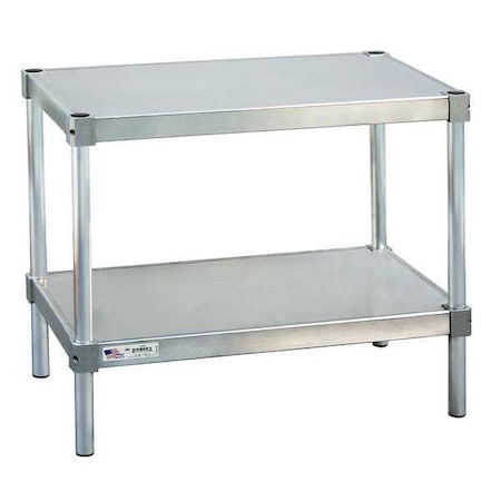 Fixed Work Table,Aluminum,48 W,15 D