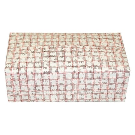 Plaid Cartons,Med,Fast Top,Red,PK400