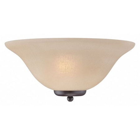 Ballerina 1 Light Wall Sconce Mahogany Bronze Champagne Line