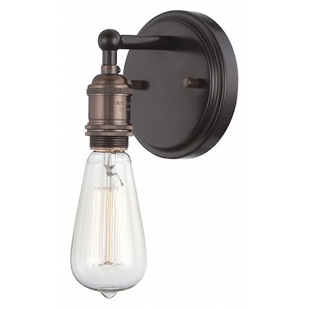 Vintage 1 Light Sconce Vintage Lamp Included Rustic Bronze