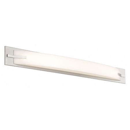 Bow LED 39 In. Vanity Fixture Brushed Nickel Finish Brushed