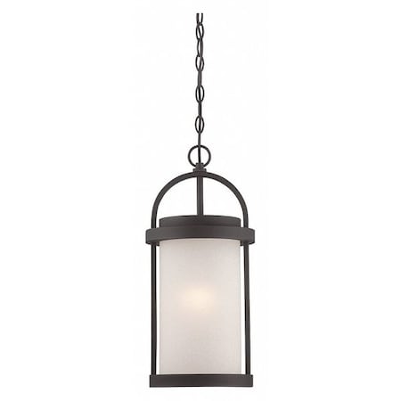 Willis LED Outdoor Hanging With Antique White Glass