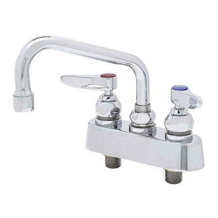 3-1/2 Mount, Deck Mount Workboard Faucet,3 1/2, Chrome