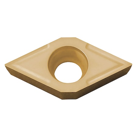 Diamond Turning Insert, Diamond, 3/8, 55  Degrees, 1/64