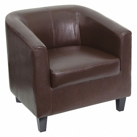 Lounge Chair,29L28H,Sloping,LeatherSeat,TransitionalSeries