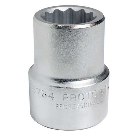 1 In Drive, 41mm 12 Pt Metric Socket, 12 Points