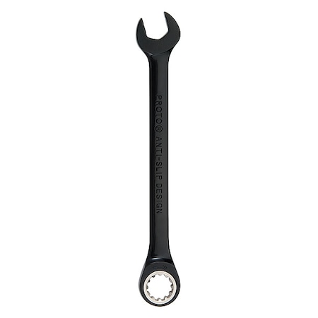 Black Chrome Combo Non-Reverse Ratcheting Wrench 15/16-Spline