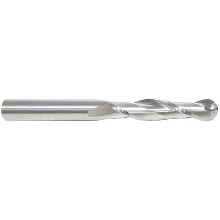 Carbide End Mill,5/8In,2FL,Single,6In